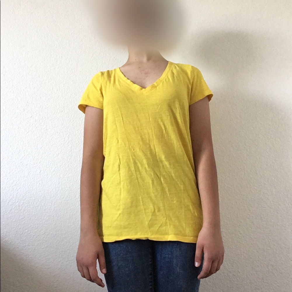 A New Day Yellow V-Neck